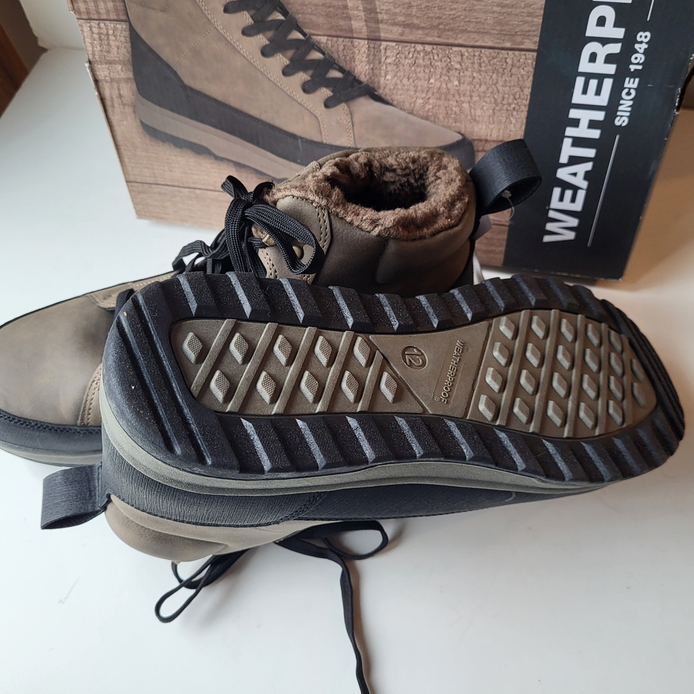 Weatherproof Men's Tan Lace-Up Boots - Picture 3 of 5